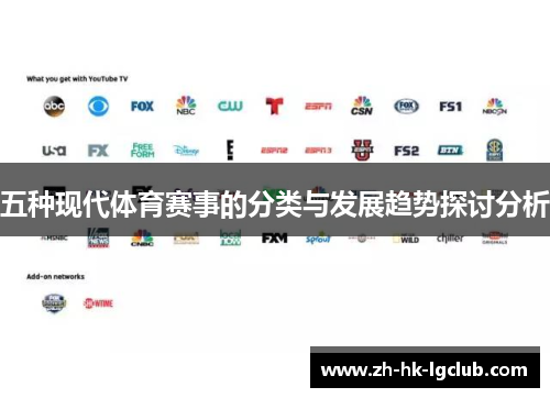 五种现代体育赛事的分类与发展趋势探讨分析